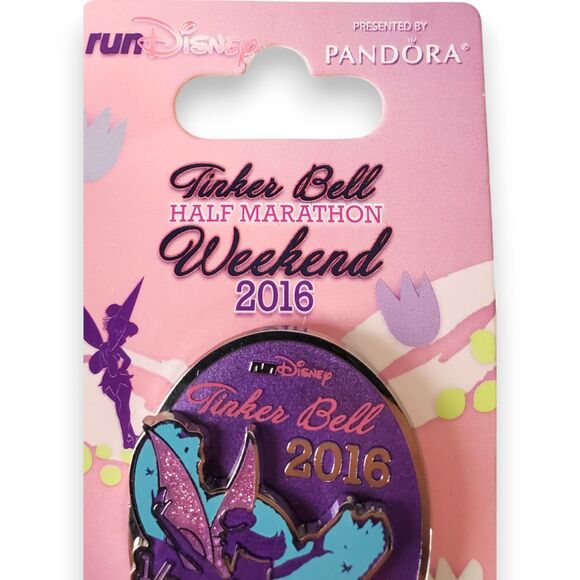 2016 RunDisney Tinker Bell Half Marathon 5 Year Anniversary Pin Pandora Disney - Picture 5 of 7